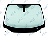 Фото MGC FORD FOCUS III 2011- Стекло ветровое Зеленое - Solar control -С полным обогревом-ДД-VIN-Доп.обор-Изм.шелк