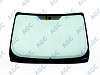 Фото MGC FORD KUGA 2008- Стекло ветровое Зеленое -С полным обогревом-VIN-Доп.обор