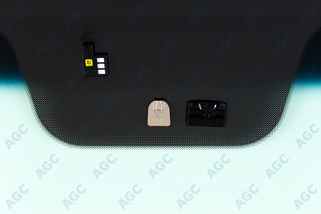 Фото MGC HYUNDAI I30 2012- Стекло ветровое Зеленое/Голубая полоса -С обогревом зоны дворников-ДД-Датч.влажн-VIN