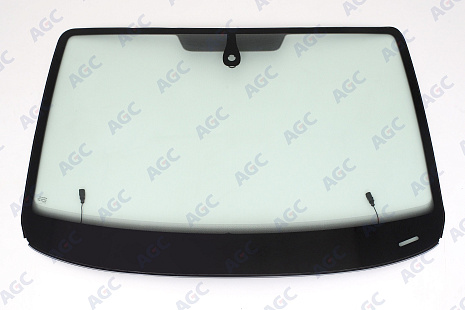 Фото MGC VOLKSWAGEN CADDY 2015- Стекло ветровое Зеленое - Solar Control -С полным обогревом-ДД-VIN-Инкапс-Изм.ДД+Шелк