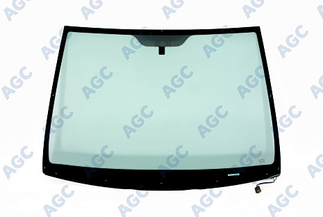 Фото MGC HYUNDAI iX20/KIA VENGA 2009- Стекло ветровое Зеленое - Solar control -С обогревом зоны дворников-VIN