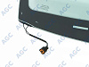 Фото MGC HYUNDAI iX20/KIA VENGA 2009- Стекло ветровое Зеленое - Solar control -С обогревом зоны дворников-VIN