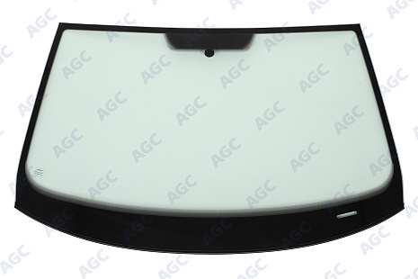 Фото NDG VOLKSWAGEN JETTA 2005- Стекло ветровое Зеленое - Solar Control -VIN- Ниж.молдинг