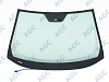 Фото MGC HYUNDAI iX35 2010- Стекло ветровое Зеленое -С обогревом зоны дворников-ДД-VIN- Изм.шелк