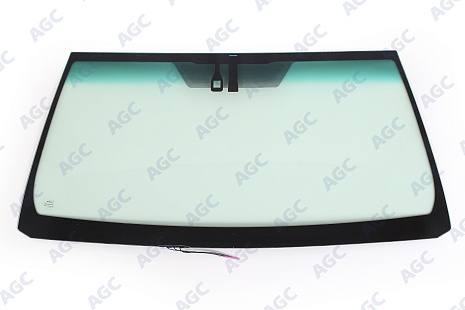 Фото NDG TOYOTA LANDCRUISER 150 PRADO 2009- Стекло ветровое Зеленое/Зеленая полоса -С обогревом зоны дворников-Место для ДД-Изм.шелк (Без молдинга)