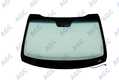 Фото MGC KIA OPTIMA 2013- Стекло ветровое Зеленое/Голубая полоса + Solar control -С обогревом зоны дворников -Изм.дд-Датч.влажн-VIN Изм.шелк