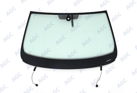 Фото MGC SKODA RAPID I 2015-/RAPID II/VW POLO VI 2020- Стекло ветровое Зеленое - Solar control -С полным обогревом-Изм.ДД-VIN-Доп.обор-Изм.шелк