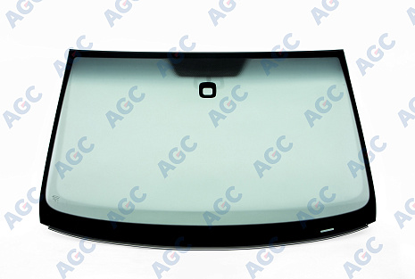Фото MGC VOLKSWAGEN TOUAREG/PORSCHE CAYENNE 2007- Стекло ветровое Зеленое/Серая полоса + Solar control -ДД-VIN-Инкапс- Изм.шелк