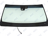 Фото AGC NISSAN PATROL Y62/ INFINITI QX56/INFINITI QX80 2010-2018 Стекло ветровое Зеленое/Голубая полоса -Изм.Кам -С обогревом зоны дворников -ДД-VIN