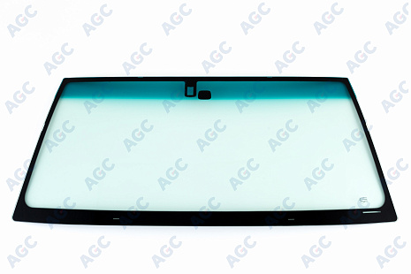 Фото AGC TOYOTA LANDCRUISER HDJ100 2002- Стекло ветровое Зеленое/Зеленая полоса -ДД-VIN