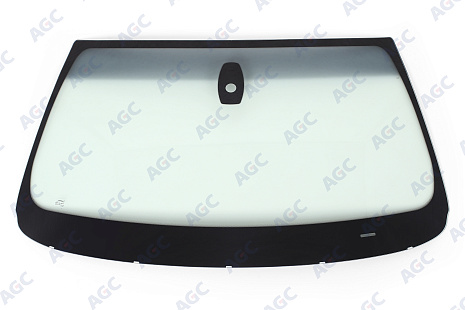 Фото NDG BMW X6 E71 2008-2009 Стекло ветровое Зеленое/Серая полоса + Solar control -Место для ДД-VIN