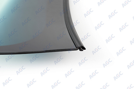 Фото MGC INFINITI FX (S51)/QX70 2008- Стекло ветровое Зеленое/Голубая полоса + Solar control -ДД-VIN-Инкапс