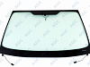 Фото MGC FORD MONDEO 2007- Стекло ветровое Зеленое - Solar control -С полным обогревом-VIN-Доп.обор