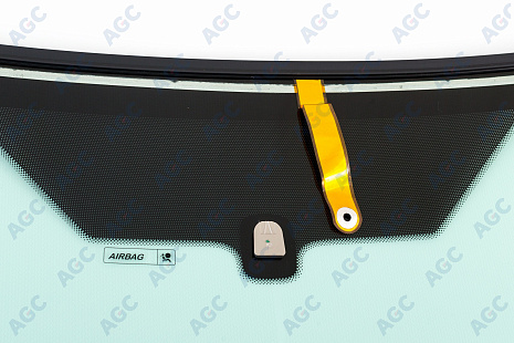 Фото MGC FORD FOCUS II 2006- Стекло ветровое Зеленое - Solar control -С полным обогревом-VIN-Доп.обор