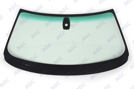 Фото NDG BMW X5 E70 2006-2013 Стекло ветровое Зеленое/Зеленая полоса + Solar control -Место для ДД-VIN- Изм.шелк