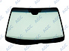 Фото AGC MAZDA 6 2005- Стекло ветровое Зеленое/Голубая полоса -Доп.обор-Изм.шелк для держ.зерк