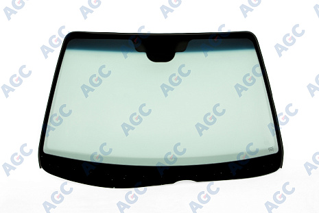 Фото AGC MAZDA 6 2005- Стекло ветровое Зеленое/Голубая полоса -Доп.обор-Изм.шелк для держ.зерк