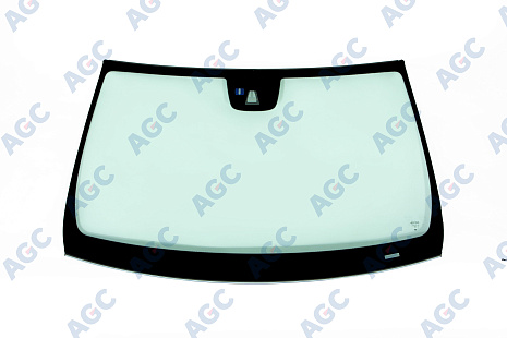 Фото MGC MERCEDES E-CLASS W212 2009- Стекло ветровое Зеленое - Solar control -Кам -С обогревом зоны дворников -ДД-VIN- Инкапс-Изм.доп.оборуд