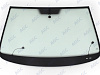 Фото NDG VOLKSWAGEN PASSAT B6 2005- Стекло ветровое Зеленое - Solar control -С полным обогревом-VIN (Без молдинга)