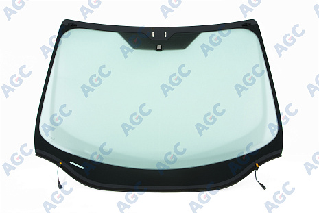 Фото MGC FORD FOCUS III 2011- Стекло ветровое Зеленое - Solar control -С полным обогревом-VIN-Доп.обор-Изм.шелк