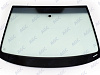 Фото NDG SKODA OCTAVIA A5 2004- Стекло ветровое Зеленое/Серая полоса + Solar control -VIN (Без молдинга)