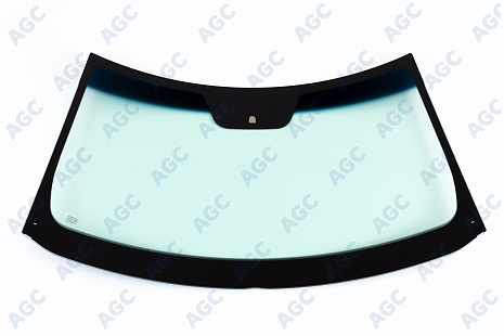 Фото MGC KIA SOUL 2009- Стекло ветровое Зеленое/Голубая полоса + Solar control