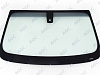 Фото NDG BMW X3 F25 2012-2017 Стекло ветровое Зеленое/Серая полоса -Место для ДД-VIN-Изм.шелк - Без молдинга