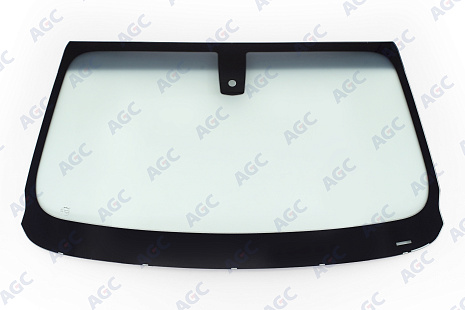 Фото NDG BMW X3 F25 2012-2017 Стекло ветровое Зеленое/Серая полоса -Место для ДД-VIN-Изм.шелк - Без молдинга