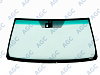 Фото MGC TOYOTA LANDCRUISER J200 2008- Стекло ветровое Зеленое/Зеленая полоса + Шумоизоляция -С обогревом зоны дворников-ДД-VIN-Изм.шелк