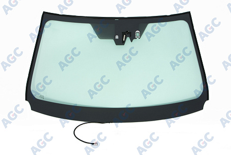 Фото MGC TOYOTA RAV-4 IV 2013- Стекло ветровое Зеленое + Шумоизоляция -Кам-С обогревом зоны дворников-ДД-Доп.обор
