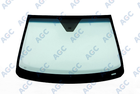 Фото MGC CHEVROLET CAPTIVA/OPEL ANTARA 2006- Стекло ветровое Зеленое/Голубая полоса -ДД-VIN- Изм.шелк