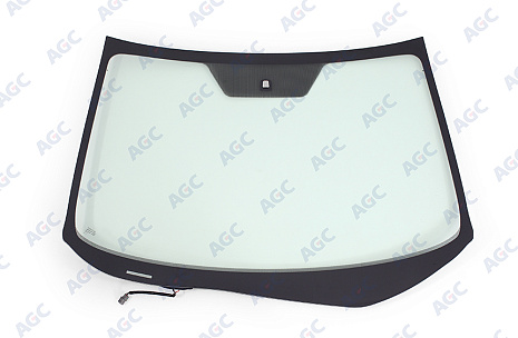Фото MGC HONDA CRV 2015- Стекло ветровое Зеленое - Solar control -С обогревом зоны дворников-VIN