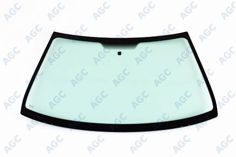 Фото MGC RENAULT CLIO/SYMBOL 1998- Стекло ветровое Зеленое - Solar control - Изм.шелк+Держ.зерк