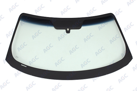 Фото MGC INFINITI FX35/45 2003- Стекло ветровое Зеленое/Голубая полоса + Solar control - VIN-ОКНО