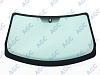 Фото MGC БЕЗ РГ! RENAULT KANGOO II 2008-/MERCEDES CITAN 2012- Стекло ветровое Зеленое+ Шумоизоляция - AIRBAG LOGO