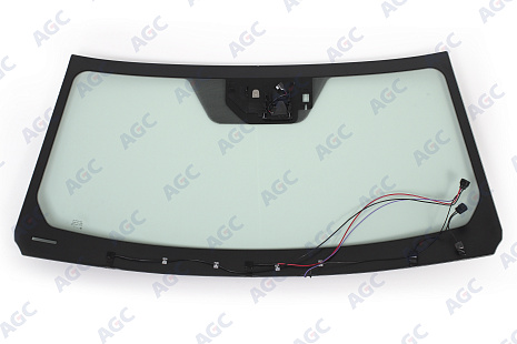 Фото MGC TOYOTA LAND CRUISER J300 2021- Стекло ветровое Зеленое + Шумоизоляция -Кам- С полным обогревом+ обогрев зоны дворн -ДД- HUD -VIN