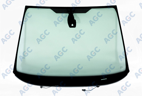 Фото MGC FORD S-MAX 2013- Стекло ветровое Зеленое + Шумоизоляция -С полным обогревом-Изм.ДД-VIN-Доп.обор- Изм.шелк