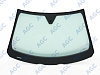 Фото MGC VOLVO C30 06-/ S40 06-/ V50 2006- Стекло ветровое Зеленое - Solar control -VIN-Инкапс