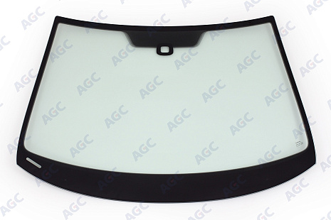 Фото NDG SKODA OCTAVIA A5 2009- Стекло ветровое Зеленое - Solar control -Место для ДД-VIN- Изм.дд+шелк (Без молдинга)