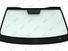 Фото MGC KIA K5 2020- Стекло ветровое Зеленое Solar Control -VIN