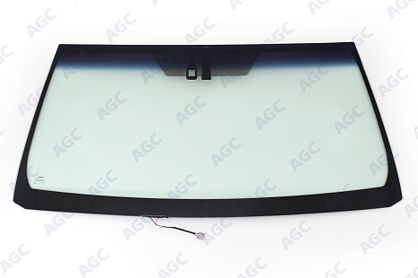 Фото NDG TOYOTA LANDCRUISER 150 PRADO 2009- Стекло ветровое Зеленое/Голубая полоса -Ант-С обогревом зоны дворников-Место для ДД-Изм.шелк (Без молдинга)