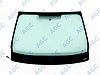 Фото MGC RENAULT FLUENCE 2014- Стекло ветровое Зеленое -С обогревом зоны дворников -VIN
