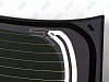 Фото MGC MITSUBISHI OUTLANDER 5D ВН 2012- Стекло заднее серое Privacy