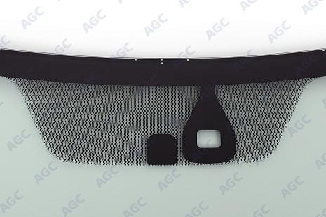 Фото NDG MITSUBISHI ASX/PEUGEOT 4008/CITROEN C4 AIRCROSS 2010- Стекло ветровое Зеленое -Место для ДД-VIN- Изм.шелк