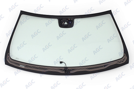 Фото MGC MERCEDES E-CLASS W212 2012- Стекло ветровое Зеленое - Solar control -Кам-С обогревом зоны дворников -ДД-VIN-Доп.обор-Инкапс-Изм.шелк