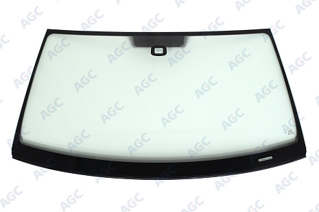 Фото NDG VOLKSWAGEN TIGUAN 2007- Стекло ветровое Зеленое - Solar Control -Шелк.под ДД-VIN - Нижний молдинг
