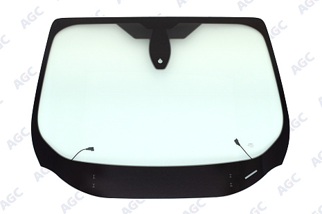 Фото NDG FORD KUGA 2012- Стекло ветровое Зеленое - Solar control -С полным обогревом- Место для ДД -VIN - Без молдинга