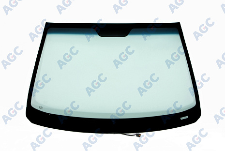 Фото MGC CHEVROLET CAPTIVA/OPEL ANTARA 2006- Стекло ветровое Зеленое/Голубая полоса + Solar control -С обогревом зоны дворников-VIN