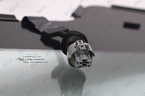 Фото AGC CITROEN C4 II 2010- Стекло ветровое Зеленое + Шумоизоляция -С полным обогревом-ДД-VIN-Доп.обор