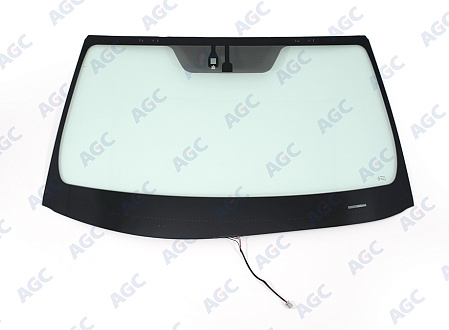 Фото MGC TOYOTA HIGHLANDER 2014-Стекло ветровое Зеленое-Solar control-С обогревом зоны дворников - ДД +VIN+Инкапс